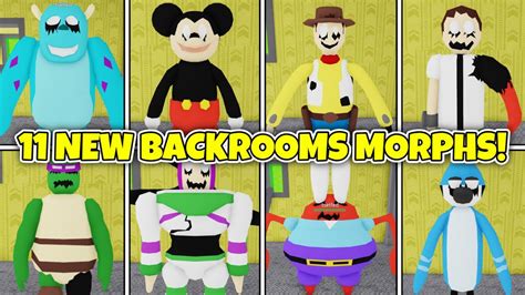 Update How To Get All New Backroom Morphs In Backrooms Morphs