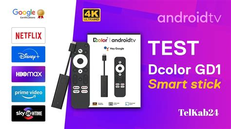 Test Certyfikowanego Stick Z Androidtv Dcolor 4k Hdr Gd1 Boxtv