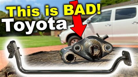 Water Coolant Bypass Pipe Repair On Toyota Hilux Tacoma Hiace
