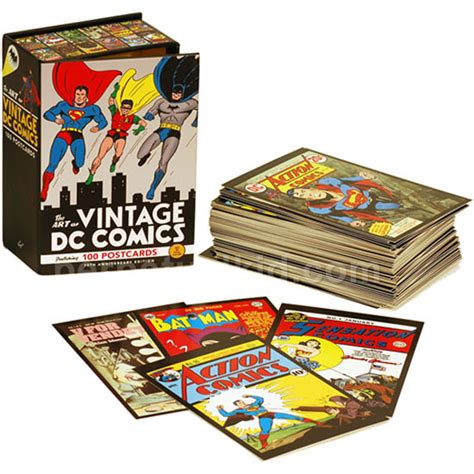 Buy The Art Of Vintage Dc Comics 100 Postcards At Mighty Ape Australia