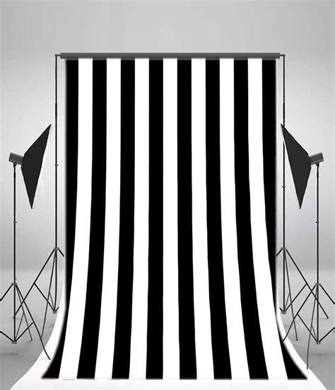 Laeacco X Ft Vinyl Photography Background Black And White Stripes My
