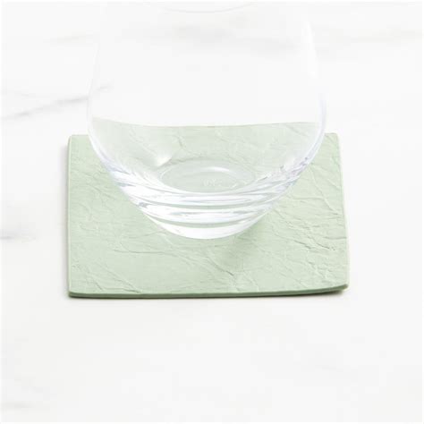 Salisbury & Co Tide Square Coaster Set of 4 Sage - Bunnings Australia