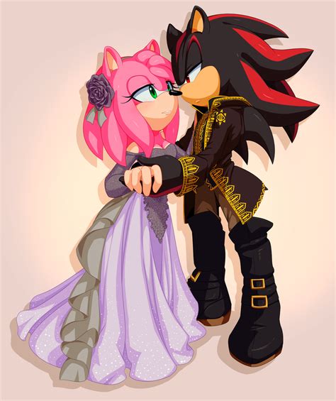 Commission Shadow And Amy By Myly14 On Deviantart