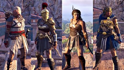 Assassin S Creed Odyssey All Legendary Armor Sets Showcase Best