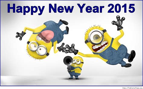 Funny Minions Hd Wallpaper Happy New Year Thefunnyplace