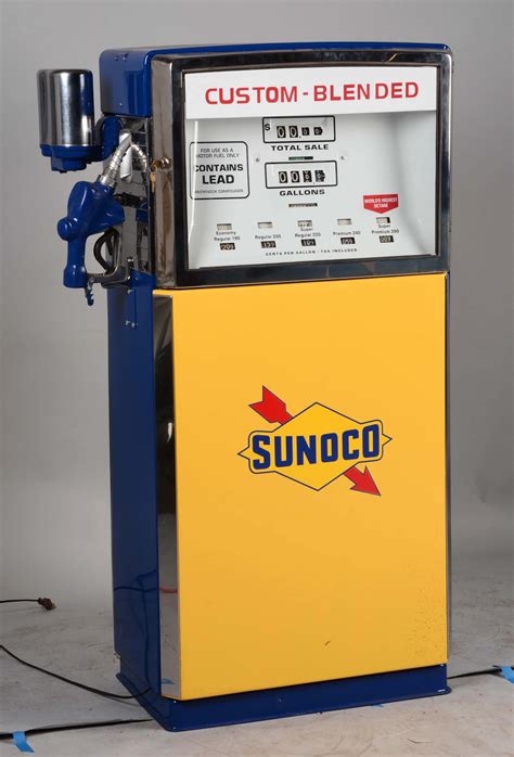 Lot Detail Wayne Blend O Matic Gas Pump Restored In Sunoco