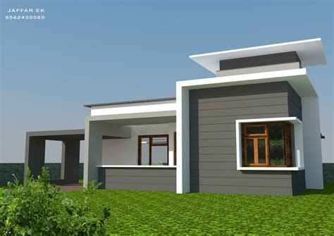1125 Sq Ft Single Floor Contemporary Home Design Home