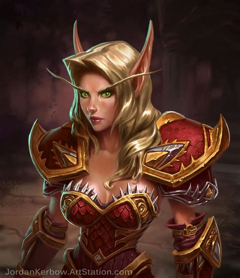 World Of Warcraft Blood Elf By Jordankerbow On Deviantart