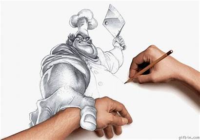 Chef Dangerous Drawing Animated Animation Funny Drawings