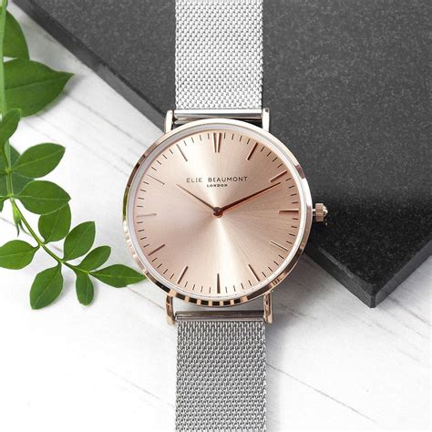 Handy yet glamorous rose gold coin purse, perfect for a night out! Personalised Metallic Mesh Strap Watch With Rose Gold Dial ...