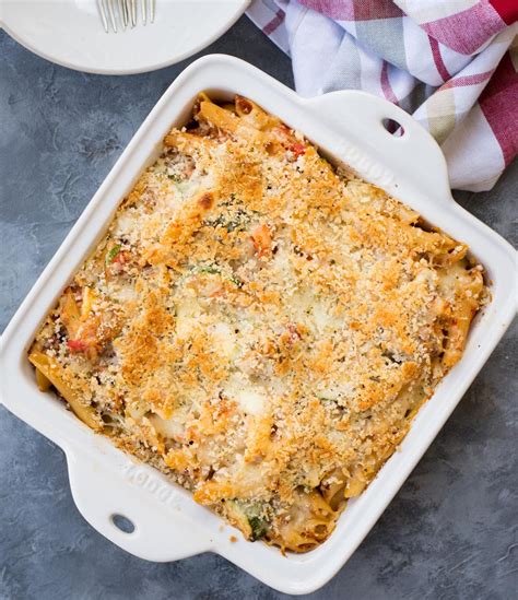 Sprinkle with remaining cup of cheese. EASY VEGETABLE PASTA BAKE - The flavours of kitchen
