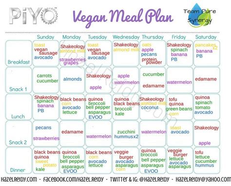 Pin By Andrea Bratcher On Food Vegan 21 Day Fix 21 Day Fix Vegetarian Vegan Meal Plans