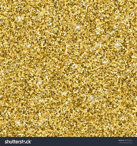 Golden Glitter Pattern Vector Glitter Texture Stock Vector Royalty