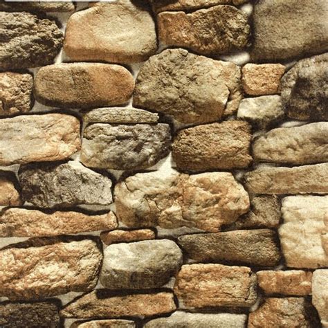 Beibehang Stone Wallpaper Simulation Retro Faux Rock 3d Wallpaper