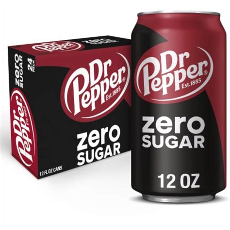 dr pepper® zero sugar soda cans 24 pk 12 fl oz ralphs