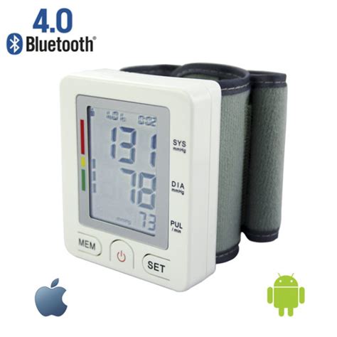 Blue Tooth Wrist Digital Blood Pressure Monitor Laurel Medical