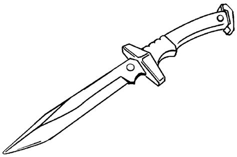 Combat Knife Drawing At Getdrawings Free Download