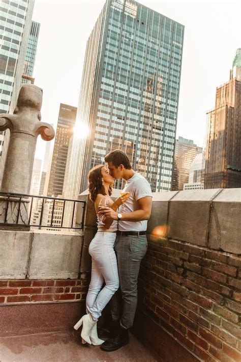 Nyc Rooftop Couple Photo Idea Parejas