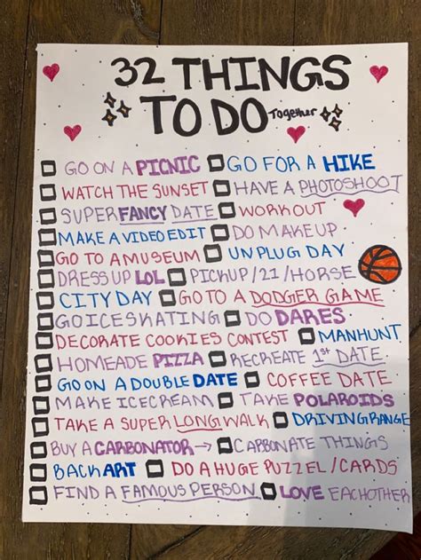 32 Things To Do With Your Boyfriend 🌚 Things To Do With Your