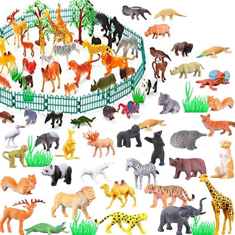 Buy Kiddies Learn And Fun Mini Jungle Animals Figure Toys Mini Jungle