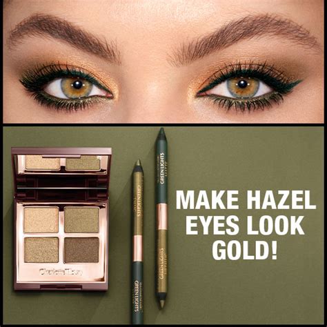 Hazel Green Hazel Eye Color Palette