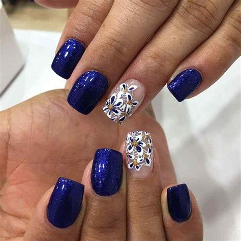 La decoración de uñas azul se encuentra entre las más populares para cualquier tipo de manicura. UÑAS DECORADAS AZULES - LOS MEJORES 130 DISEÑOS