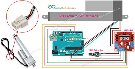 Arduino Actuator With Feedback Arduino Tutorial