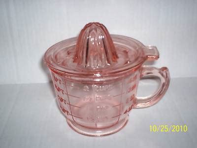 Cup Pink Depression Glass Measuring Cup Juicer Reamer Antique