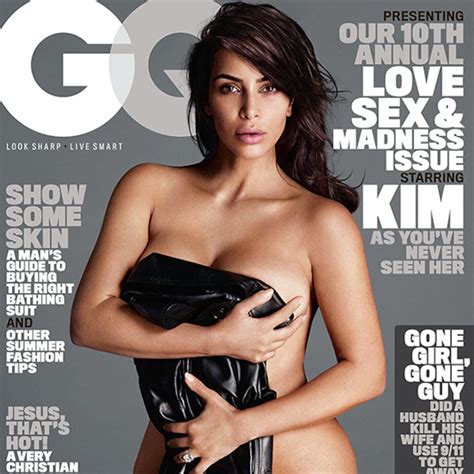 Kim Kardashian Laisse Peu De Place à Limagination Pour Sa Première Une