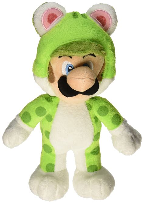 Buy Little Buddy Super Mario Neko Cat Luigi Plush, 10""", Multi-Colored