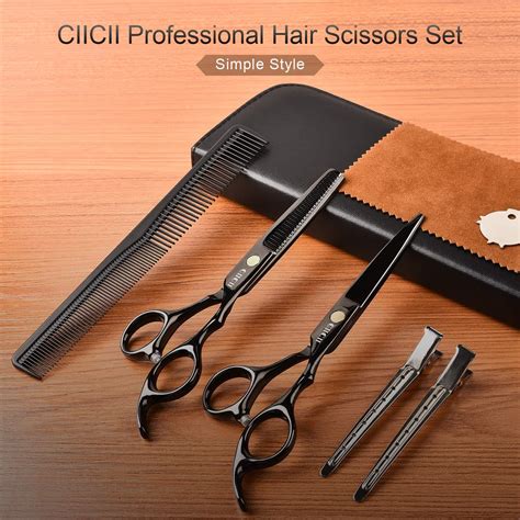 Hair Cutting Scissors Shears Kit Ciicii Professional Hairdressing