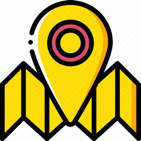 Direction Geography Location Map Navigation Pin Icon