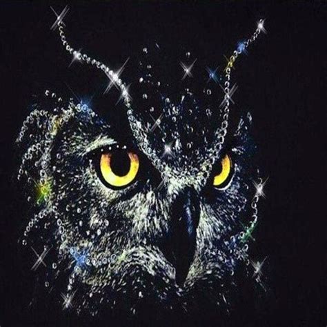 Crystal Glow Owl Diamond Painting Kit With Free Shipping 5d Diamond