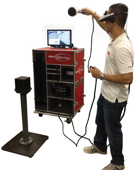 Simspary is a virtual reality spray painting and coatings simulator manufactured by vr sim. VRSim SimSpray Paint Simulator | Allegheny Educational Systems