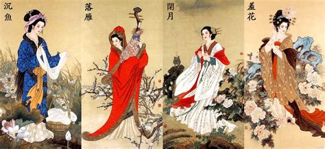 Four Great Beauties Of China Ancient China Chinese Beauty Chinese