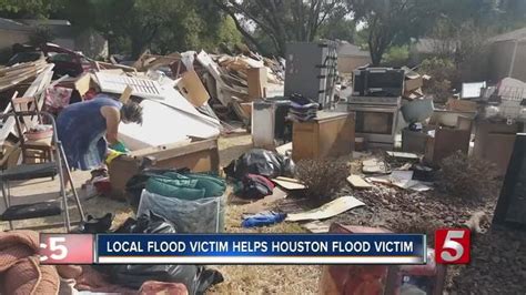Local Flood Victim Helps Restore Home In Houston