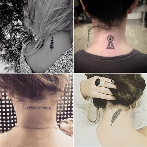 Back Of The Neck Tattoo Ideas And Inspiration Popsugar