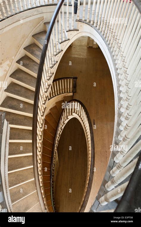 Oval Staircase Hi Res Stock Photography And Images Alamy