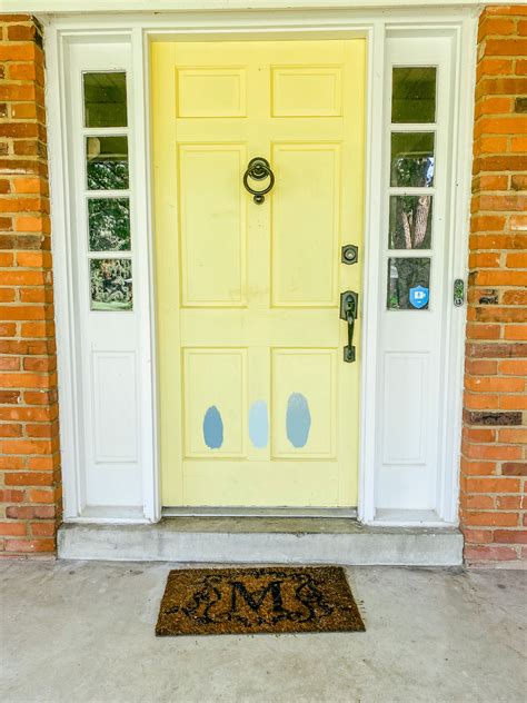How To Pick The Perfect Color Paint For Your Front Door Emmy Lou Styles