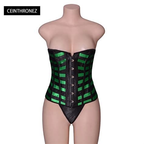 5202 sexy women steampunk clothing gothic corsets lace up boned bustier waist cincher body