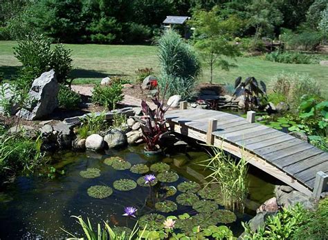 A collection of large and small backyard pond ideas and designs. Small Backyard Fish Pond Ideas | Pool Design Ideas
