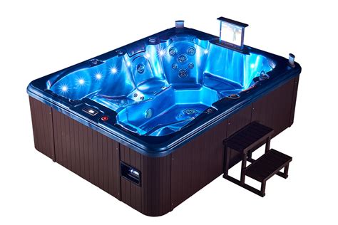 Joyspa 6person Hydro Massage Party Outdoor Spa With Overflow Jy8002