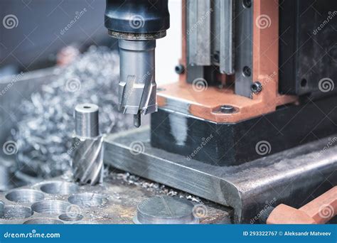 Industrial Metalworking Cutting Process By Milling Cutter Industrial