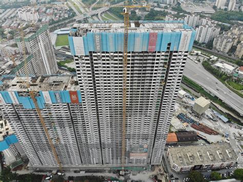 M vertica is one of mah sing's projects due for completion in 2021. Site Progress - M Vertica KL City