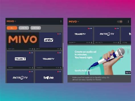 Hingga saat ini mivo tv memiliki lebih dari 40 saluran tv baik dalam maupun luar negeri. 7 Aplikasi Android Untuk Nonton TV Online (No Lag & Buffering)