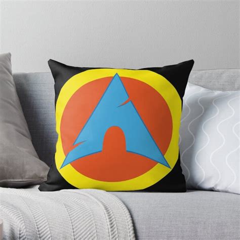 Arch Linux Logo Throw Pillow For Sale By Exilant Redbubble