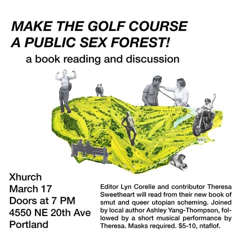 Make The Golf Course A Public Sex Forest On Twitter Portland Were Coming For You Last