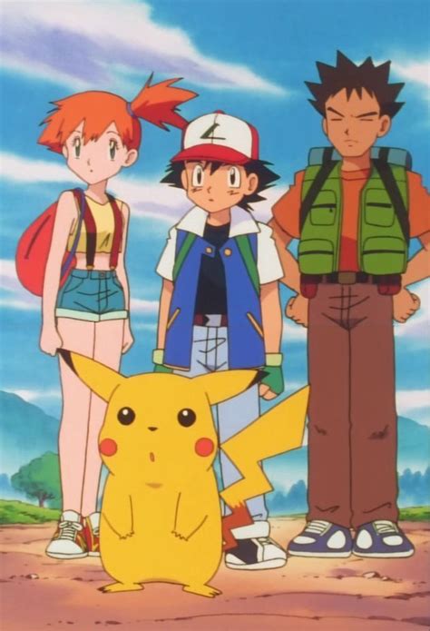 Friends Brock Pokemon Pokemon Ash And Misty Pokémon Heroes