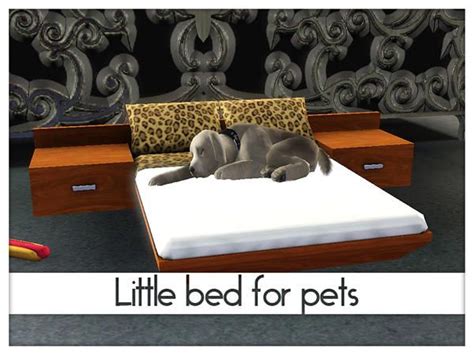 Kiolometros Little Bed For Pets Sims 4 Bedroom Sims Sims 4 Cc