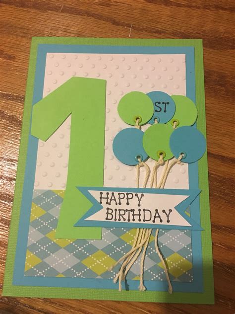 Celebrating your child's 18th birthday? One year old little boy birthday card | ️Cards and ...